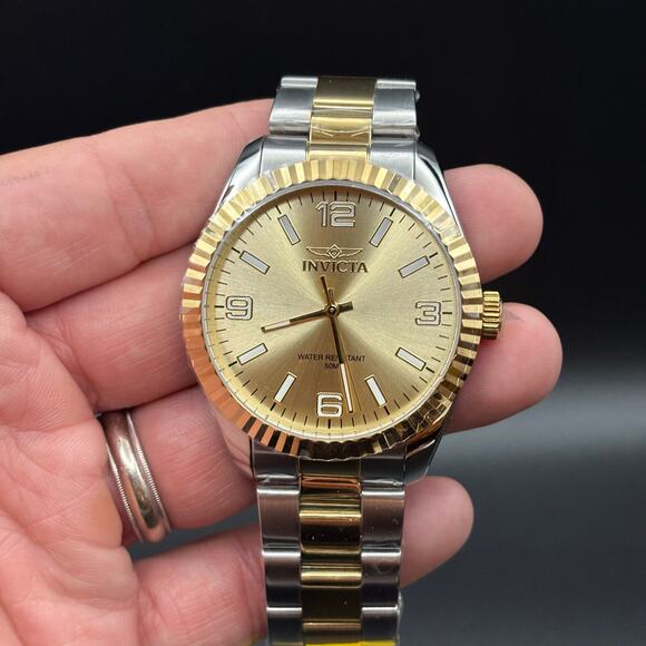 Invicta Specialty Stratford 47457 Mens 43mm Two-Tone Stainless Steel Quartz 50m - Picture 15 of 17